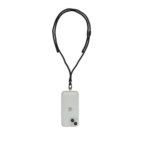 EFM Mobile Phone Lanyard - Grey/ Black - Black / Grey [EFLYUV001GRB]