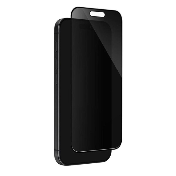 EFM Privacy Glass Screen Protector - iPhone 15 & 16 - Black Transparent [EFSGPRAE609BLA]