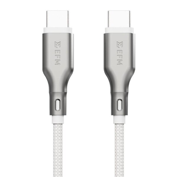 EFM USB-C to USB-C Essential Power 2M Cable - White [EFCAE2U990WHI]