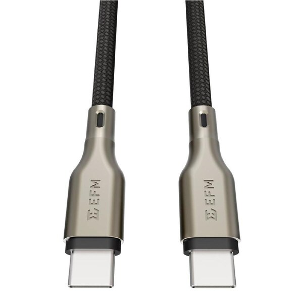 EFM 140W Pro Power and Data USB-C Cable - With 2M Braided Cable - Black [EFCAP2U990BLA]