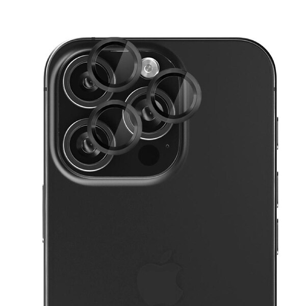 EFM Camera Lens Protector - iPhone 16 Pro & iPhone 16 Pro Max - Carbon [EFSGCLAE611CBN]