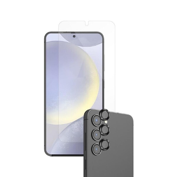 EFM 2-in-1 Screen & Camera Lens Protection Bundle - Galaxy S25+ - Clear [EFSSG295BUNDLE]