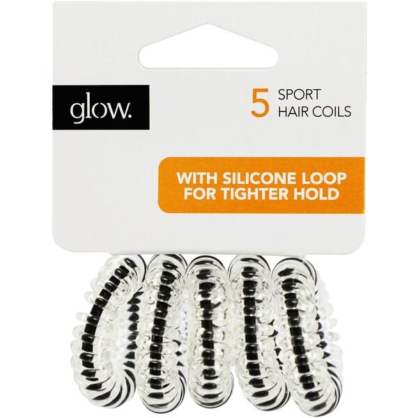 Glow Sport Hair Coils 5 Pack