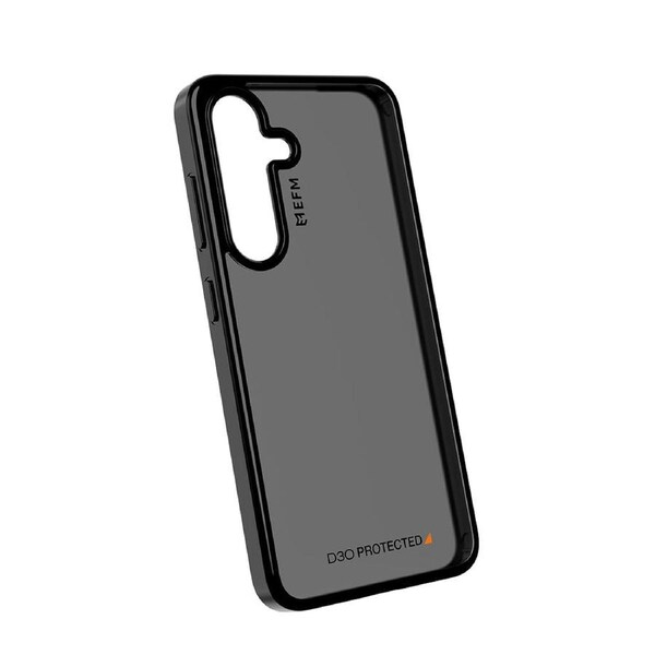 EFM EFM Manhattan Case Armour with D3O BIO - For New Galaxy 2024 6.1 - Clear / Black [EFCMASG286SMB]
