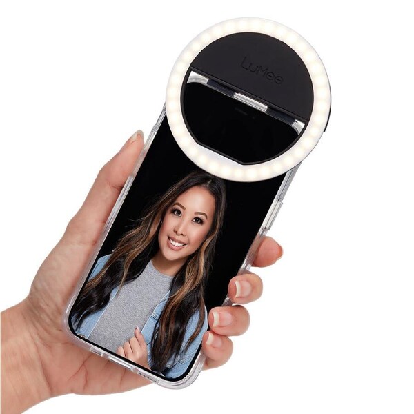 Case-Mate LuMee Studio Clip Light - LED Clip Light with 3 Levels of Brightness - Black [LM045800]
