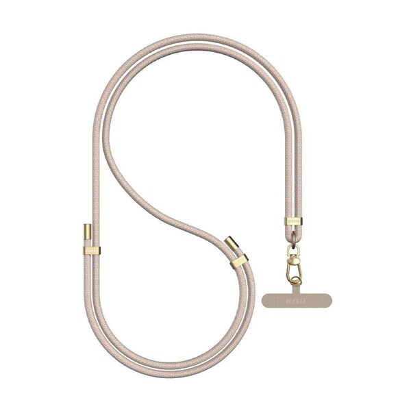 EFM EFM Go Crossbody Lanyard - For All Devices - Gold - Gold [EFLYUV002GLD]
