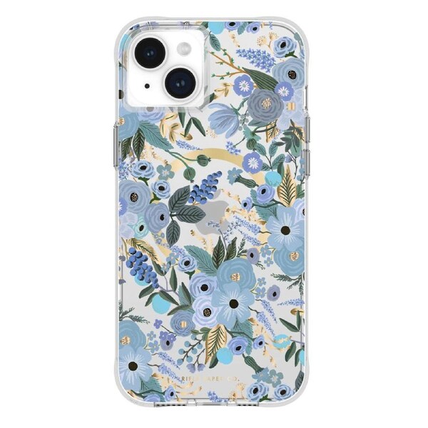 Case-Mate Rifle Paper MagSafe Case - For iPhone 15 Plus - Garden Party Blue - [RP051516]