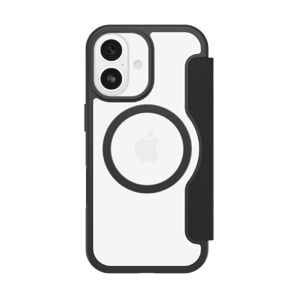 OtterBox React Folio MagSafe Mobile Phone Case for iPhone 17 Black Crystal