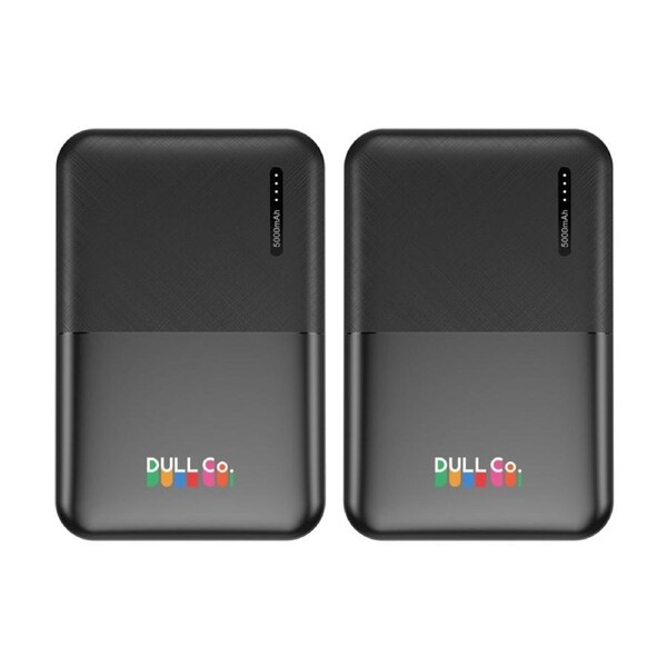 2PK Dull Co. Phone Powerbank W/ 12W Output Plus USB-A & USB-C Ports 5000Ah
