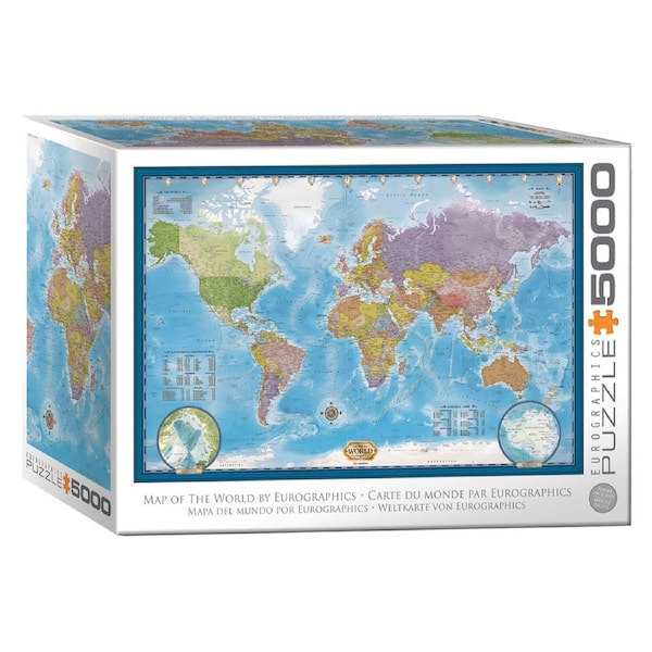 Eurographics Map of the World 5000 Piece Jigsaw Puzzle