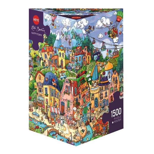 Heye Rita Berman Happytown 1500 Piece Jigsaw Puzzle