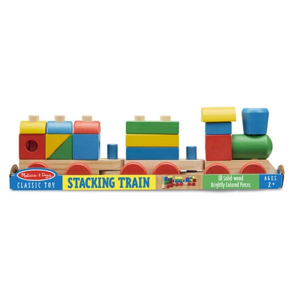 Melissa and Doug Wooden Stacking Train Educational Toy