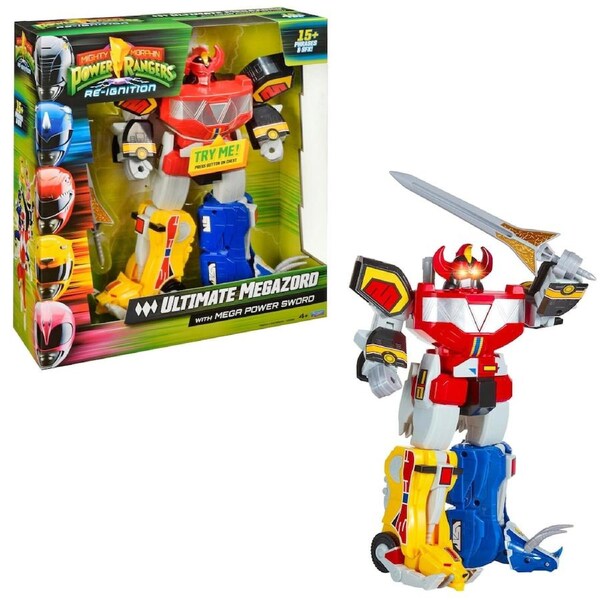 Mighty Morphin Power Rangers Re-Ignition Ultimate Megazord with Mega Power Sword Action Figure