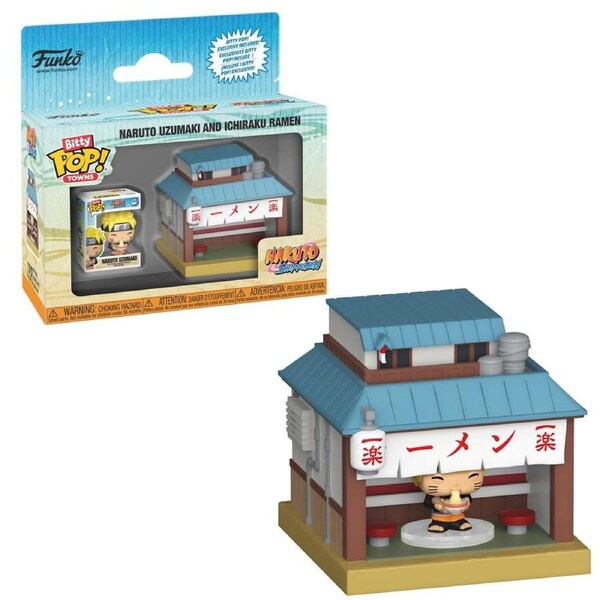 Naruto Shippuden Naruto Uzumaki and Ichiraku Ramen Bitty POP! Towns Funko POP! Vinyl