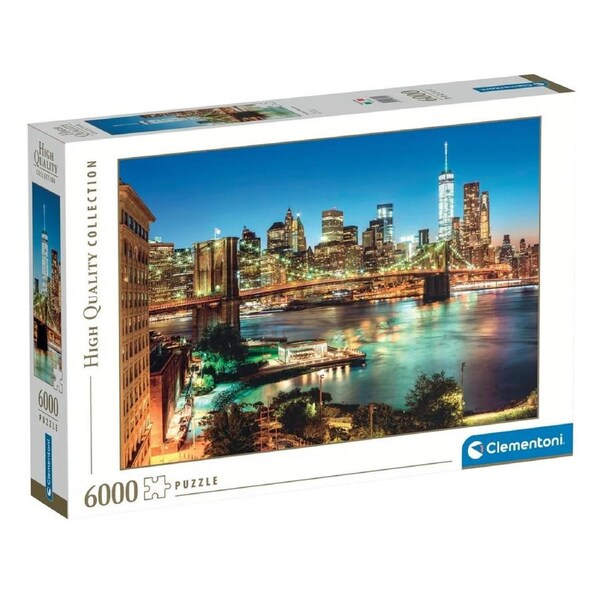 Clementoni Brooklyn Bridge Lights 6000 Piece Jigsaw Puzzle