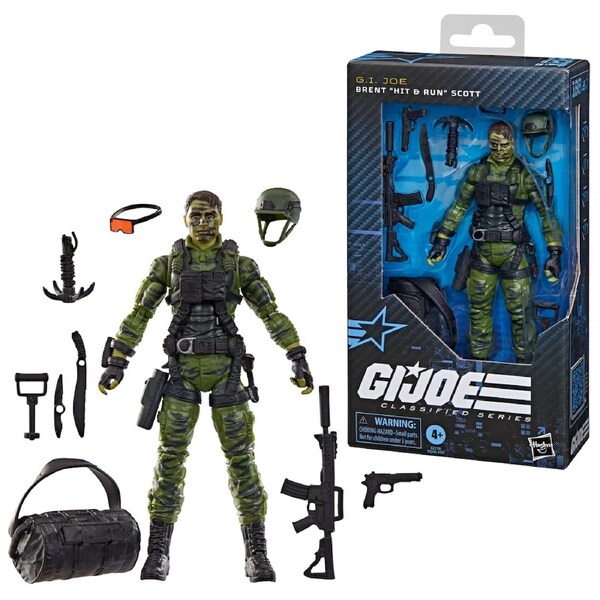 G.I. Joe Classified Series: #188 Brent "Hit and Run" Scott Action Figure
