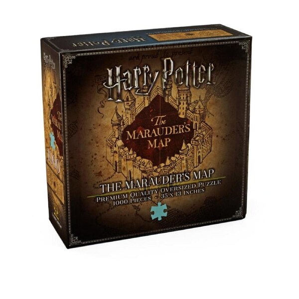 Noble Collection Harry Potter Marauder's Map 1000 Piece Jigsaw Puzzle