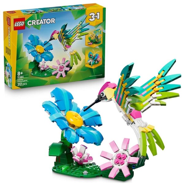 LEGO Creator 3-in-1: Wild Animals: Colourful Hummingbird (31384)