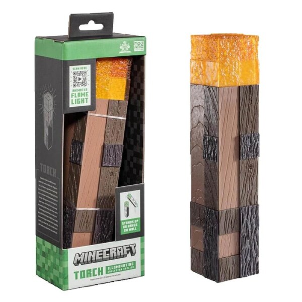 Minecraft Torch Light-Up Collector Replica