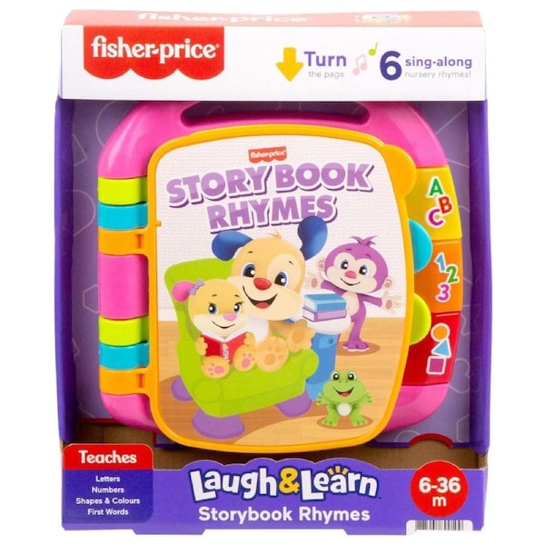 Fisher-Price Laugh and Learn Storybook Rhymes Pink