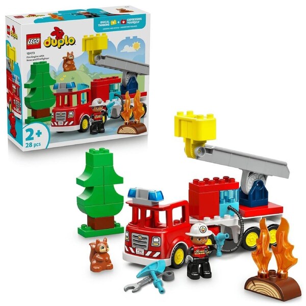 LEGO DUPLO: Fire Engine with Hose and Firefighter (10473)