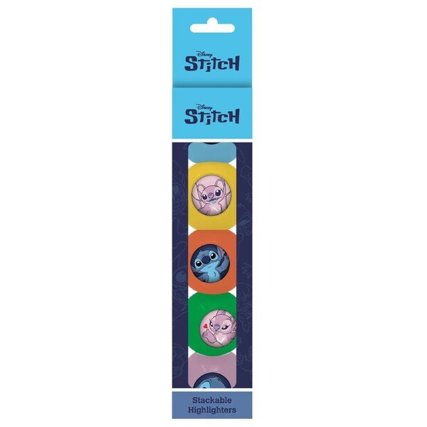 Disney Lilo and Stitch Stackable Highlighters Set