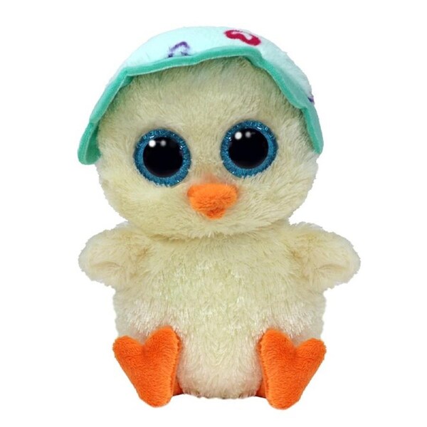 TY Beanie Boos Regular Emmie the Easter Chick with Hat Plush