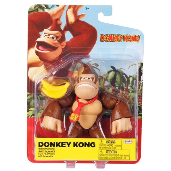 Nintendo Donkey Kong DK with Bananas 4 inch Action Figure