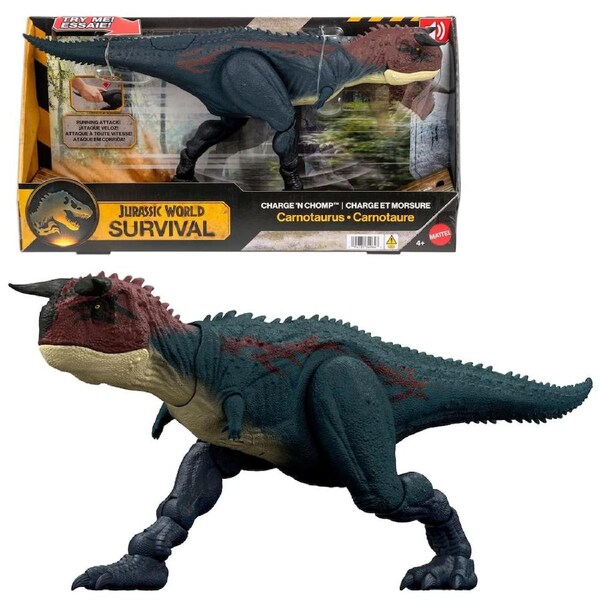 Jurassic World Survival Charge 'N Chomp Carnotaurus