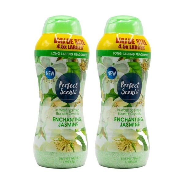 2PK Perfect Scents In Wash Scented Booster Crystals 1984.5g Enchanting Jasmine