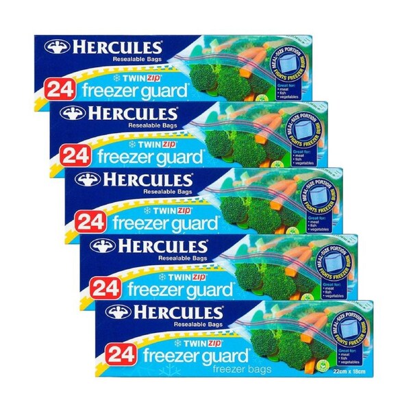 Hercules Freezer Guard Bags 24pk x5