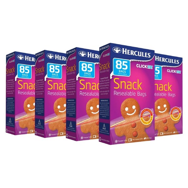 Hercules Snack Bags 85pk x5