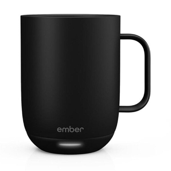 Ember Electric Insulated Smart Mug Cup W/ Charging Coaster 414mL Black