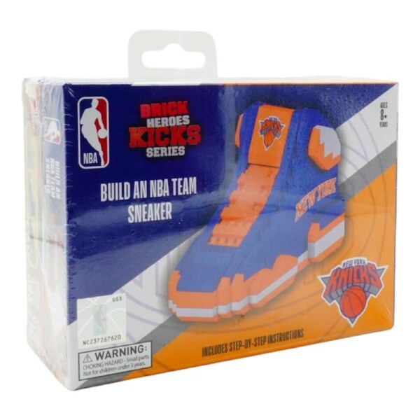 NBA Brick Heroes Kicks Series Build An NBA Team Sneaker New York Knicks Building Set