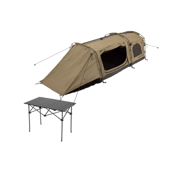 Kings Plus Grand Tourer Single Swag 2 Yr Wrnty+ Aluminium Roll Up Camping Table