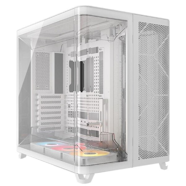Corsair AIR 5400 RS-R ARGB TG Mid Tower E-ATX Case - White (CC-9011319-WW)