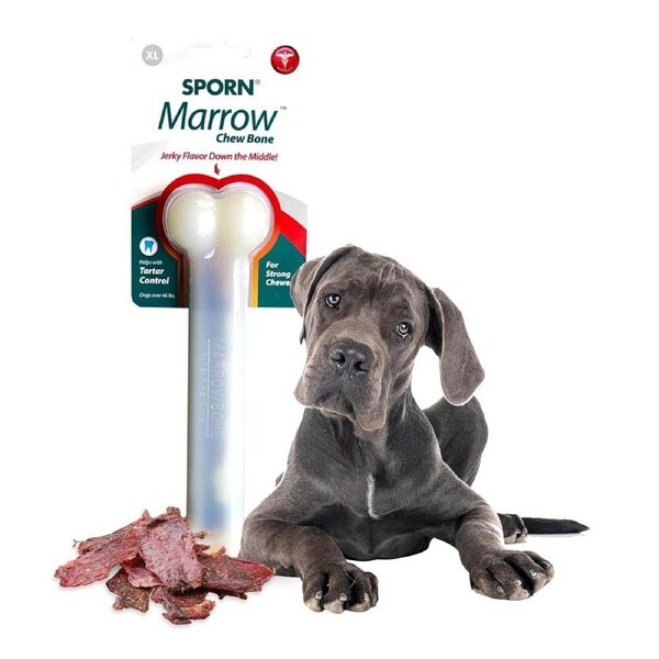 3 x SPORN&nbsp;Extra Large Jerky Flavour Marrow Chew Bone Dog's Toy - Dogs Over 46lbs
