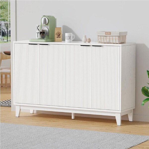 ALFORDSON Buffet Sideboard Storage Cabinet Cupboard Kitchen Hallway Pantry White