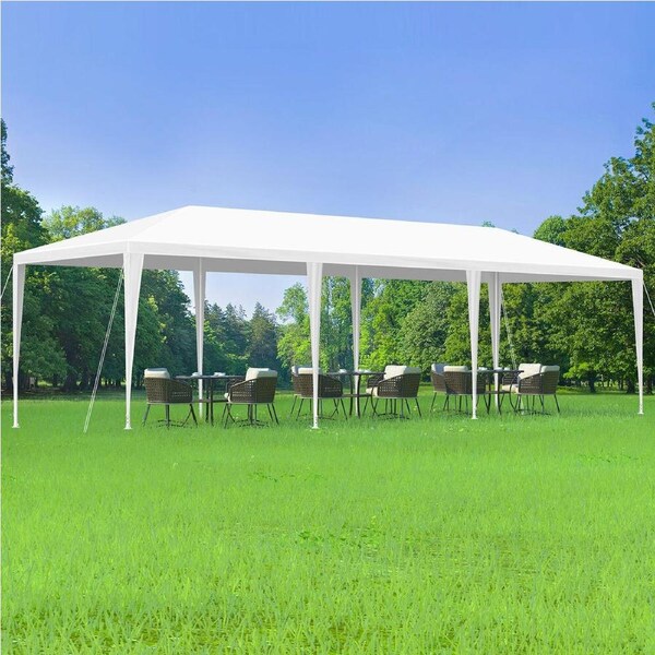 ALFORDSON Gazebo 3x9m Outdoor Wedding Camping Marquee Canopy Portable White