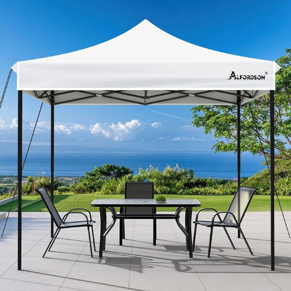 ALFORDSON Gazebo 3x3m Marquee 600D Oxford Folding Tent White