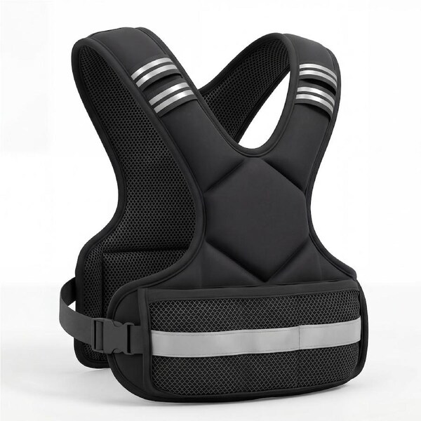 Advwin Adjustable Weighted Vest 2-5kg,Breathable SBR Neoprene Weight Vest with Removable Iron Sand Bags for Running, Calisthenics, Home Workout & Strength Training