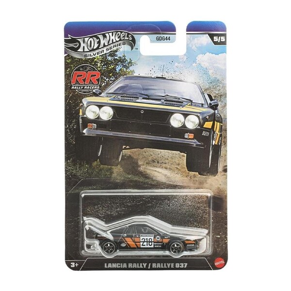 Hot Wheels Silver Series Rally Racers Lancia Rally 037 Diecast Vehicle