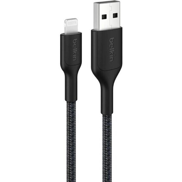 Belkin BoostCharge MFi-Certified USB-A to Lightning Charging Cable 1m Black