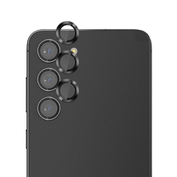 50pc EFM Camera Lens Protector Bulk Set for Samsung Galaxy S25 Plus Carbon