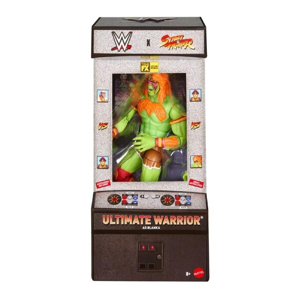 WWE x Street Fighter Ultimate Warrior as Blanka Action Figure
