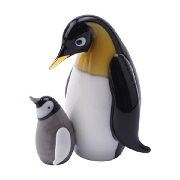 Gibson Gifts Artisan Glass Penguin Home Decoration Sculptures/Figurines