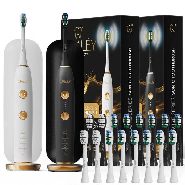 Oraley Pressure Series Sonic Toothbrush TWIN PACK
