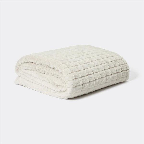 Openook Faux Fur Blanket - Natural