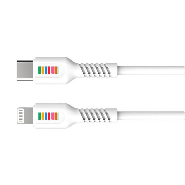 DULL Co. USB-C to Lightning Cable - For Apple Devices - 2M Length - [DUCAC2A938WHI]