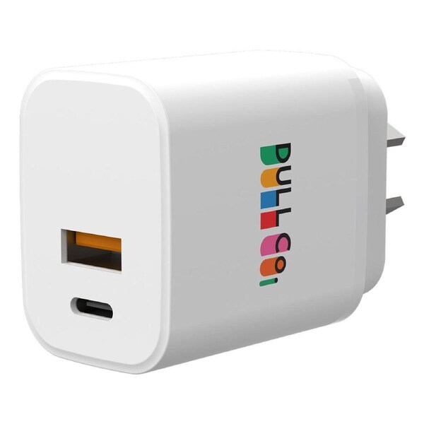 DULL Co. 25W Dual Port Wall Charger - With Power Delivery and PPS - [DUPW25U933WHI]